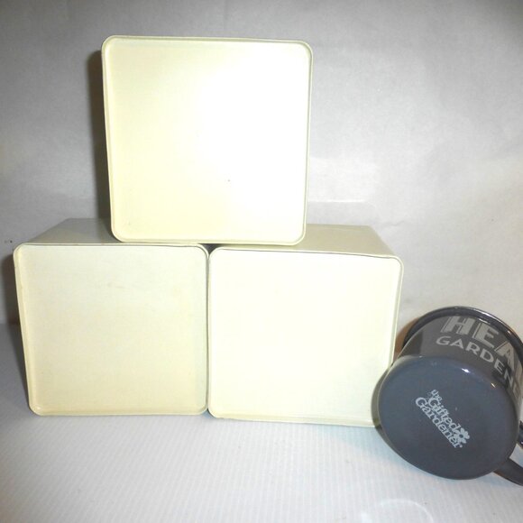 3 PLANTERS Garden Planter Gardener COFFEE MUG Steel Cup Garden Seeds Bulbs Plant - Picture 5 of 10